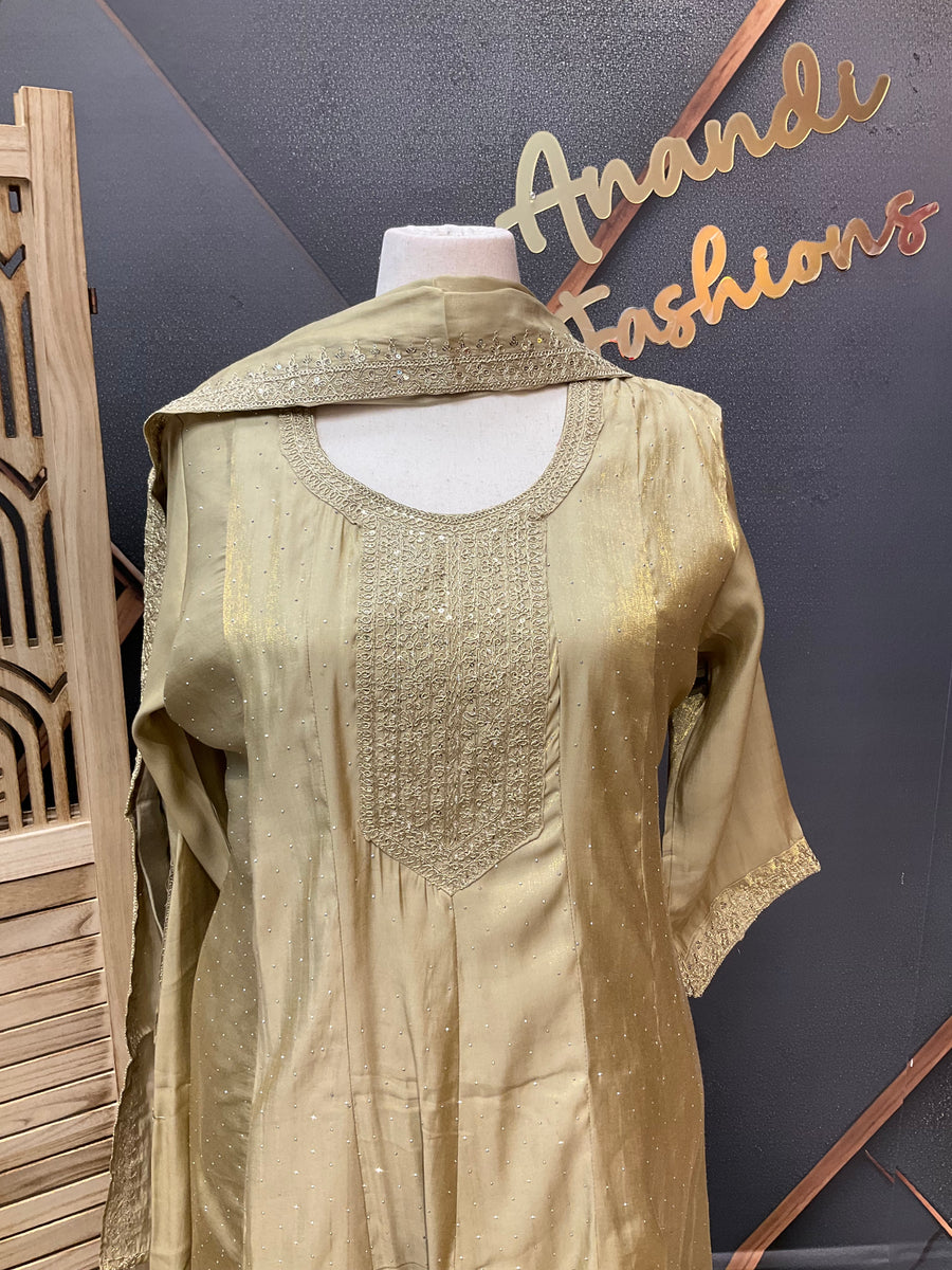 Plus size Anarkali Kurti set