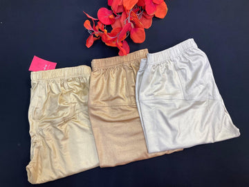 Shimmery Gold Stretchable Leggings