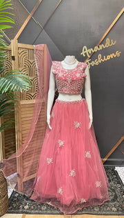 Women’s Light pink Party Wear Lehanga set