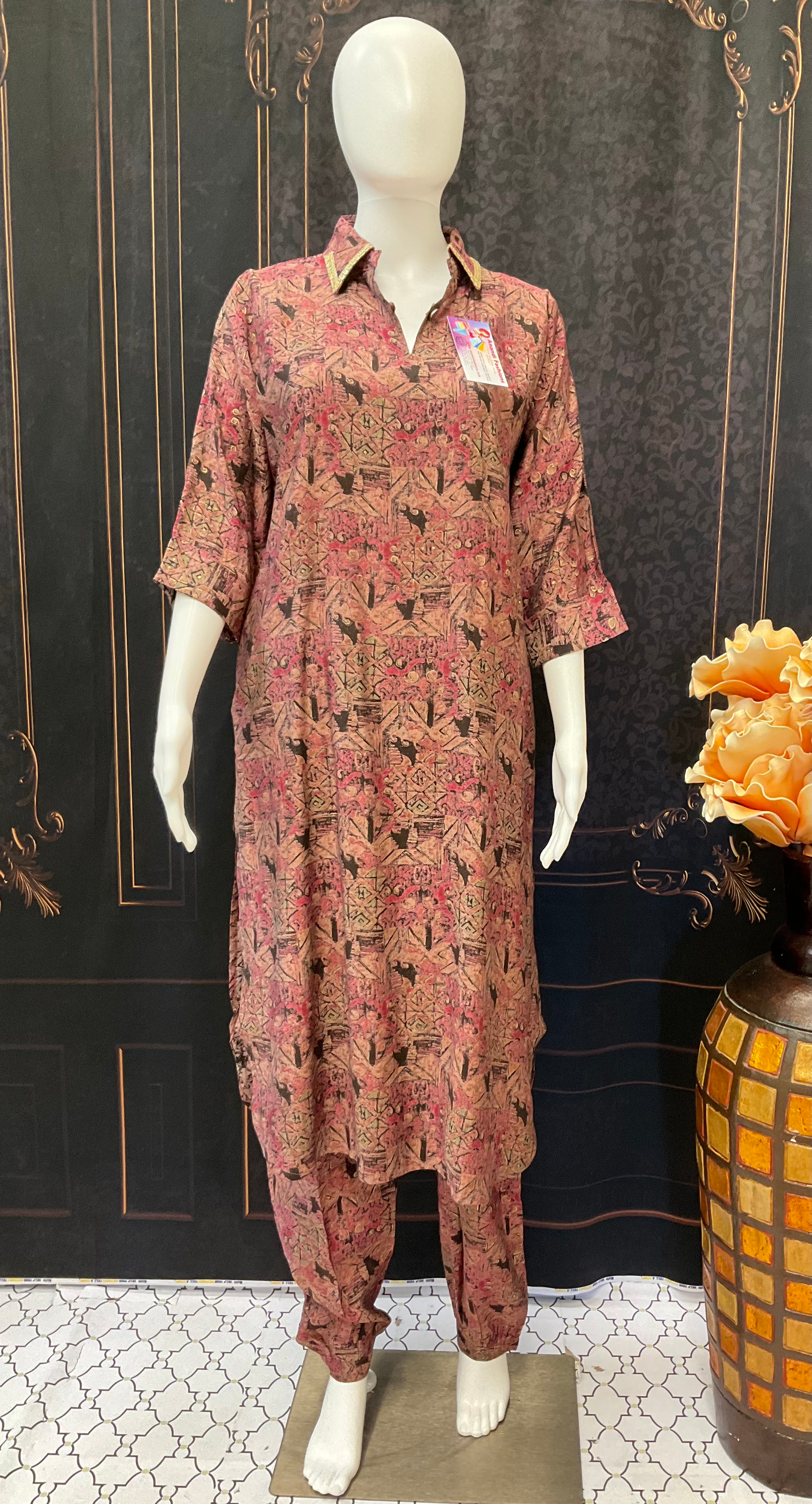 Digital Print Cord Set - Beautiful and Stylish Indian Cord Set image 1