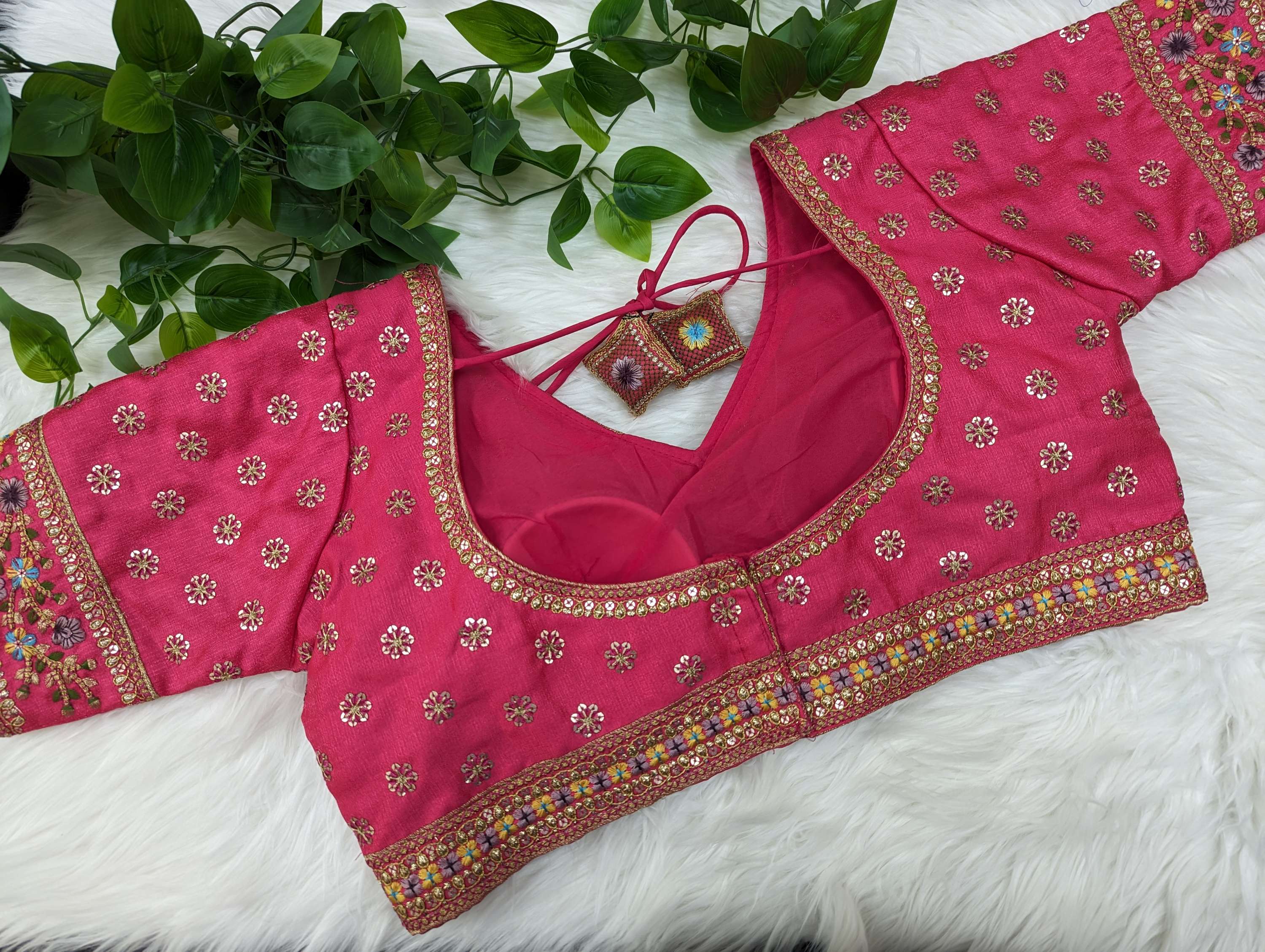 Raw Silk Work blouses size 42 image 6