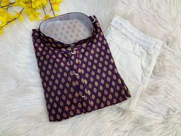 Purple Men's Wear kurta sets