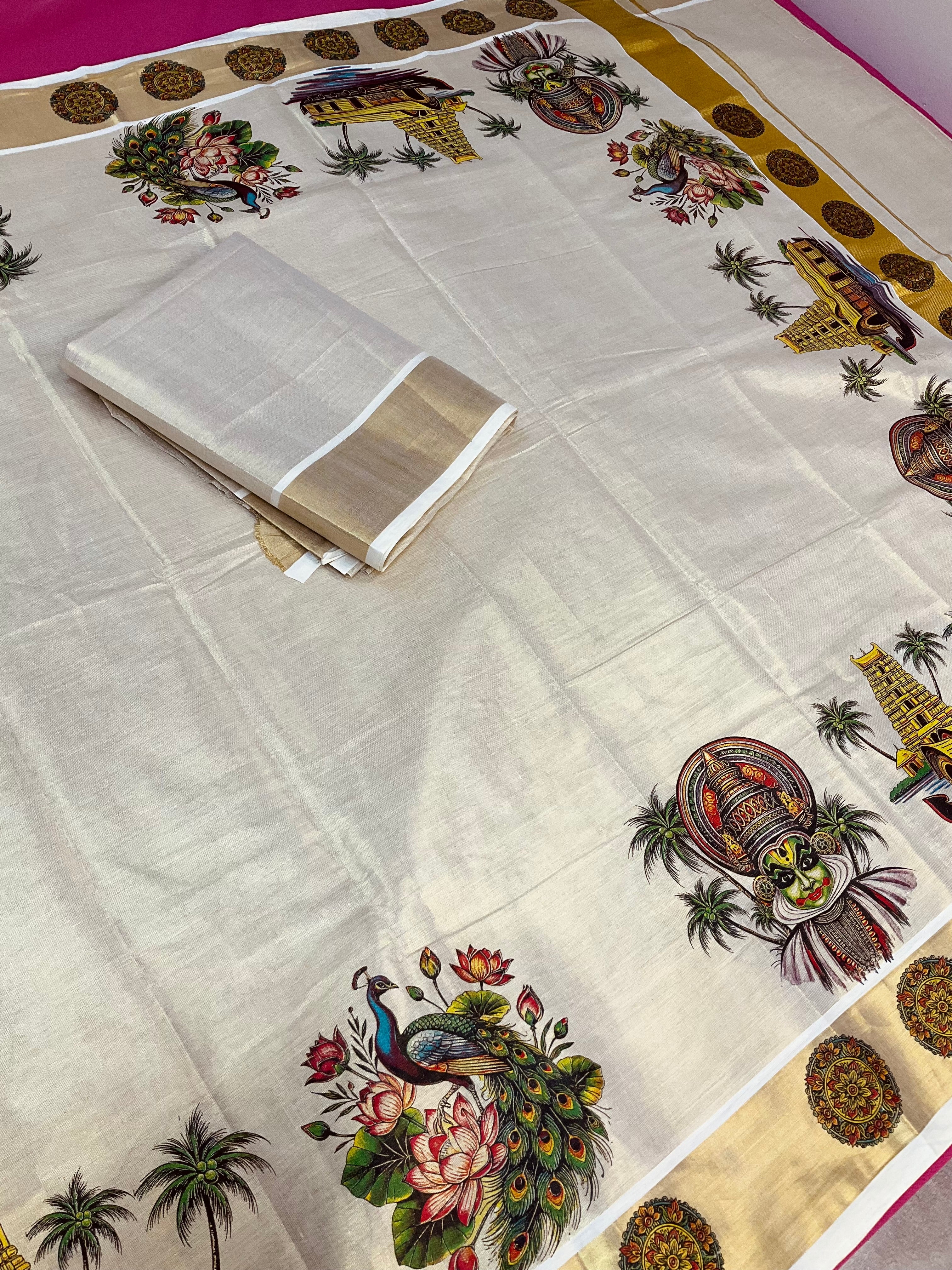 Kerala Set Mundu saree
