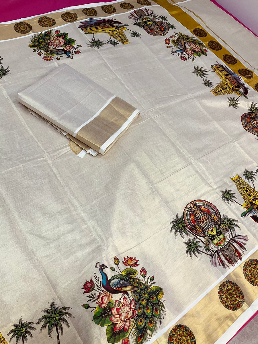 Kerala Set Mundu saree