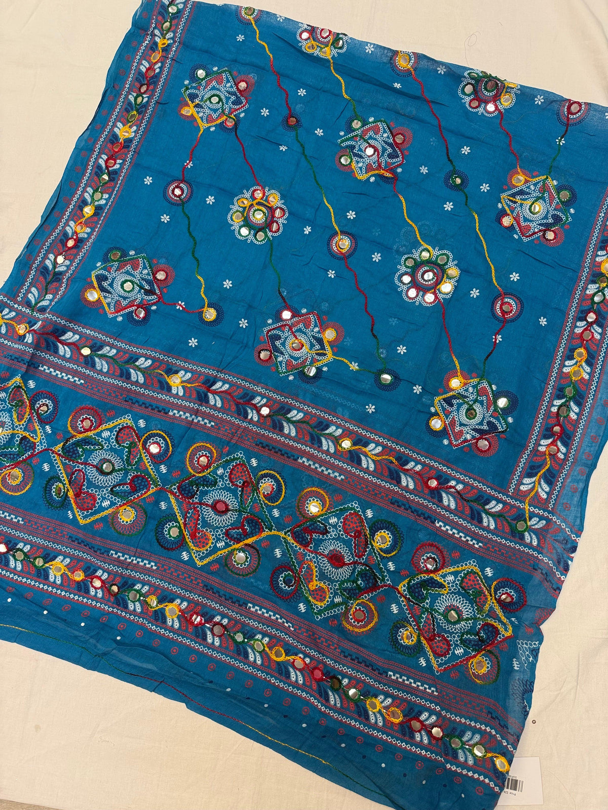 Garba Special- Navratri Pure Cotton Dupattas with thread Work.