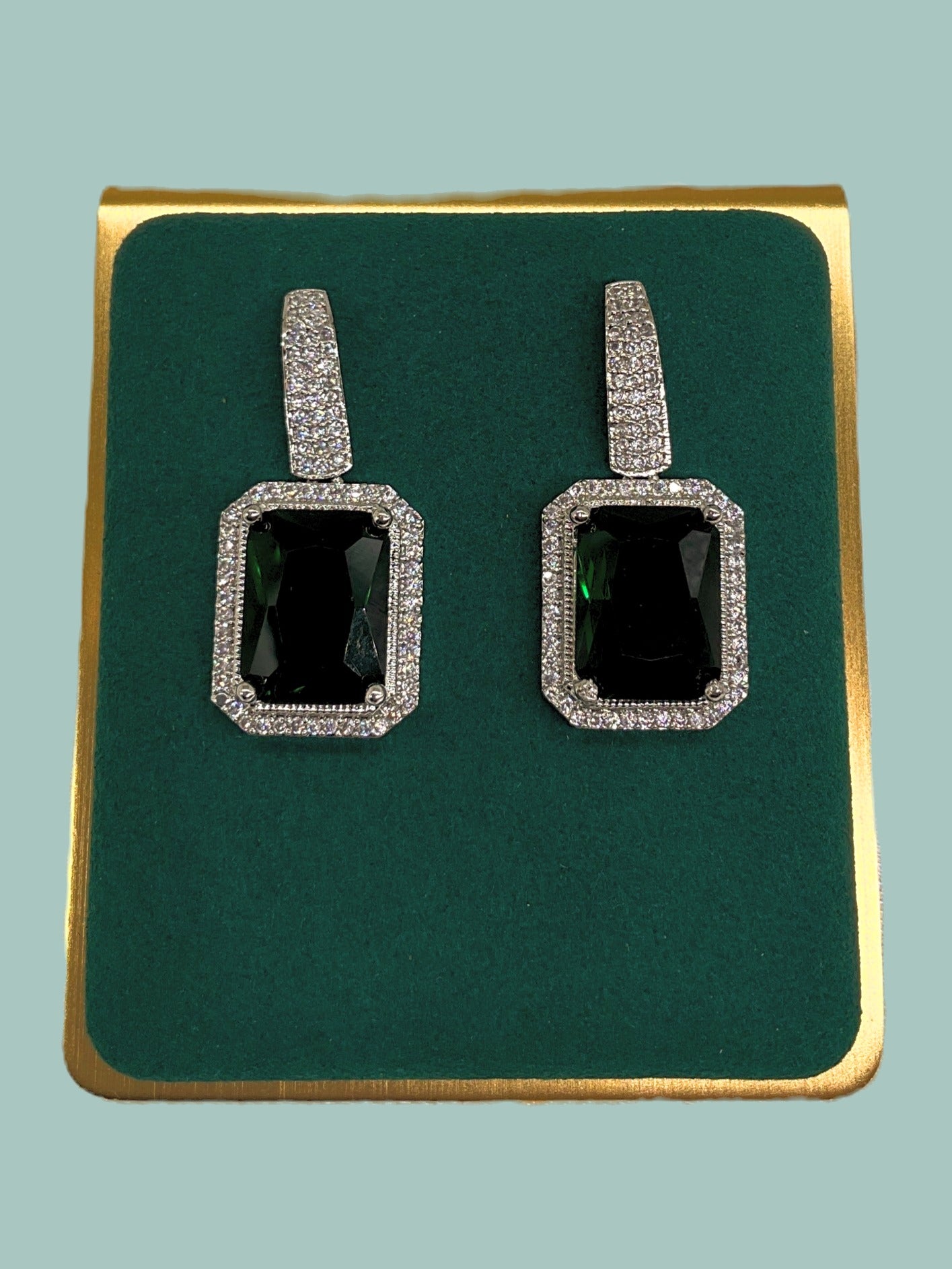 Stud Earrings - Elegant CZ Stud Earrings image 0