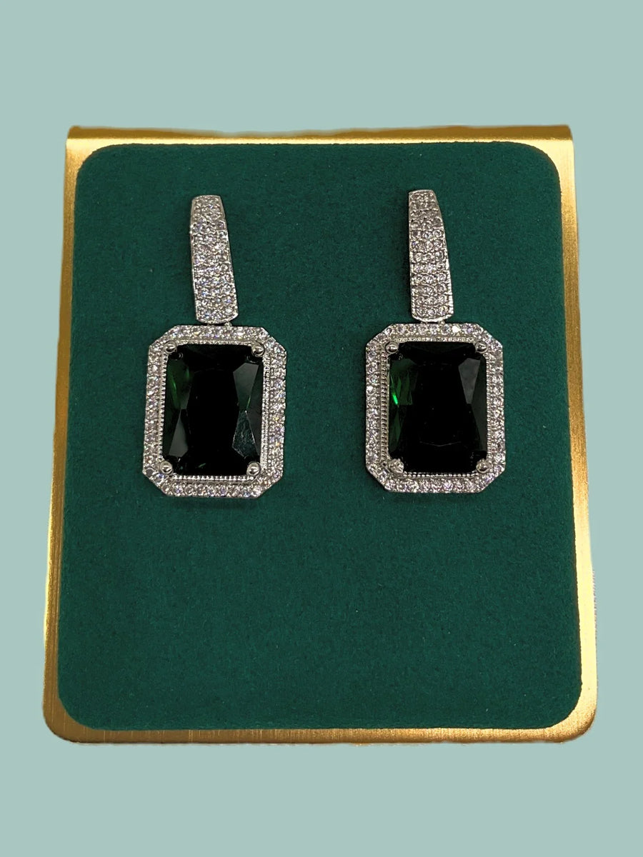 Stud Earrings - Elegant CZ Stud Earrings