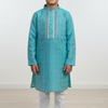 Boys Sky Blue Kurta Pajama Set