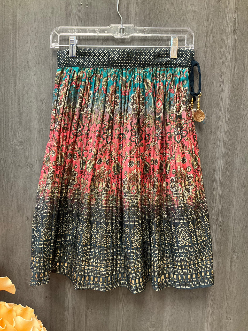 Green and Pink Cute kids lehenga set image 3