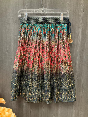 Green and Pink Cute kids lehenga set