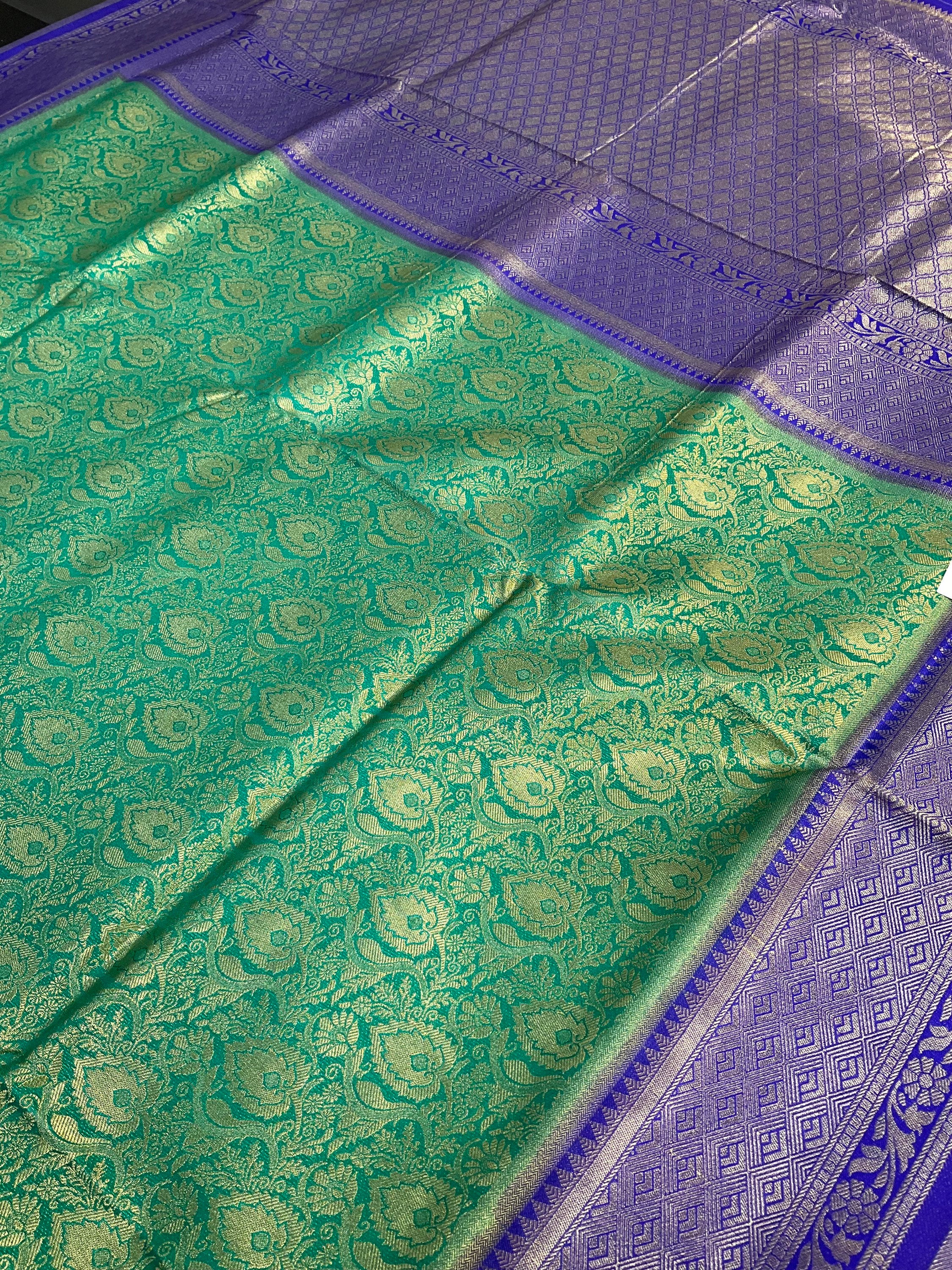 Soft silk- semi kanjeevaram saree image 2