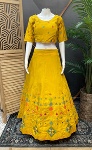 Navratri Special Cotton Chaniya Choli Set - Garba Dance Wear