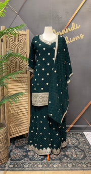 Plus Size /46 Georgette Sharara Set