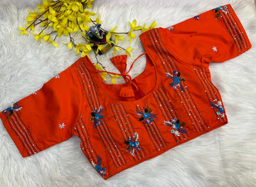 Embroidery Work Blouses- Size 40