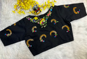 Black Work Blouse