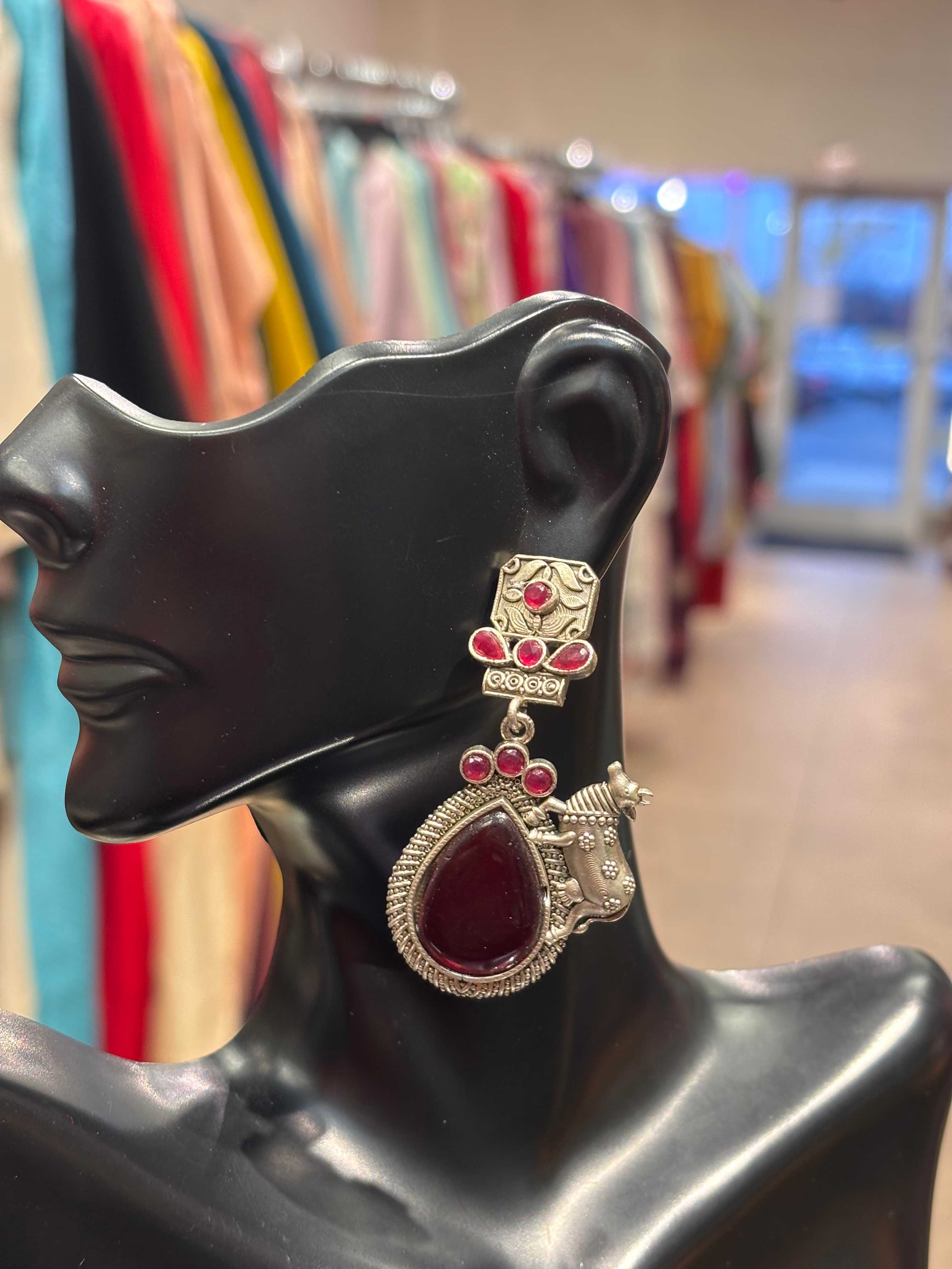 Premium Quality Oxidized Earrings  image 3