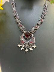 German Silver Multicolor Necklace set