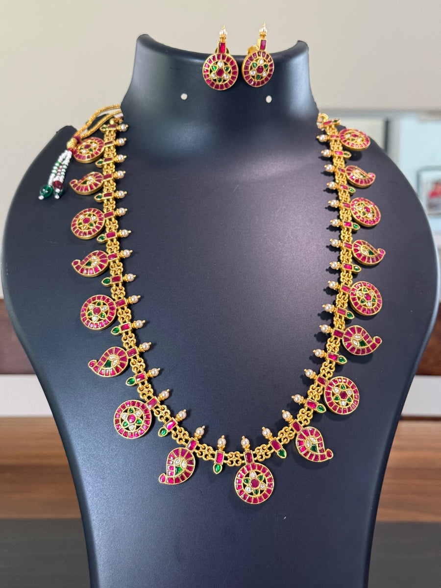 Jadau Kundan Long Necklace set