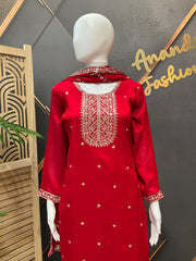 Red party Wear Kurti set