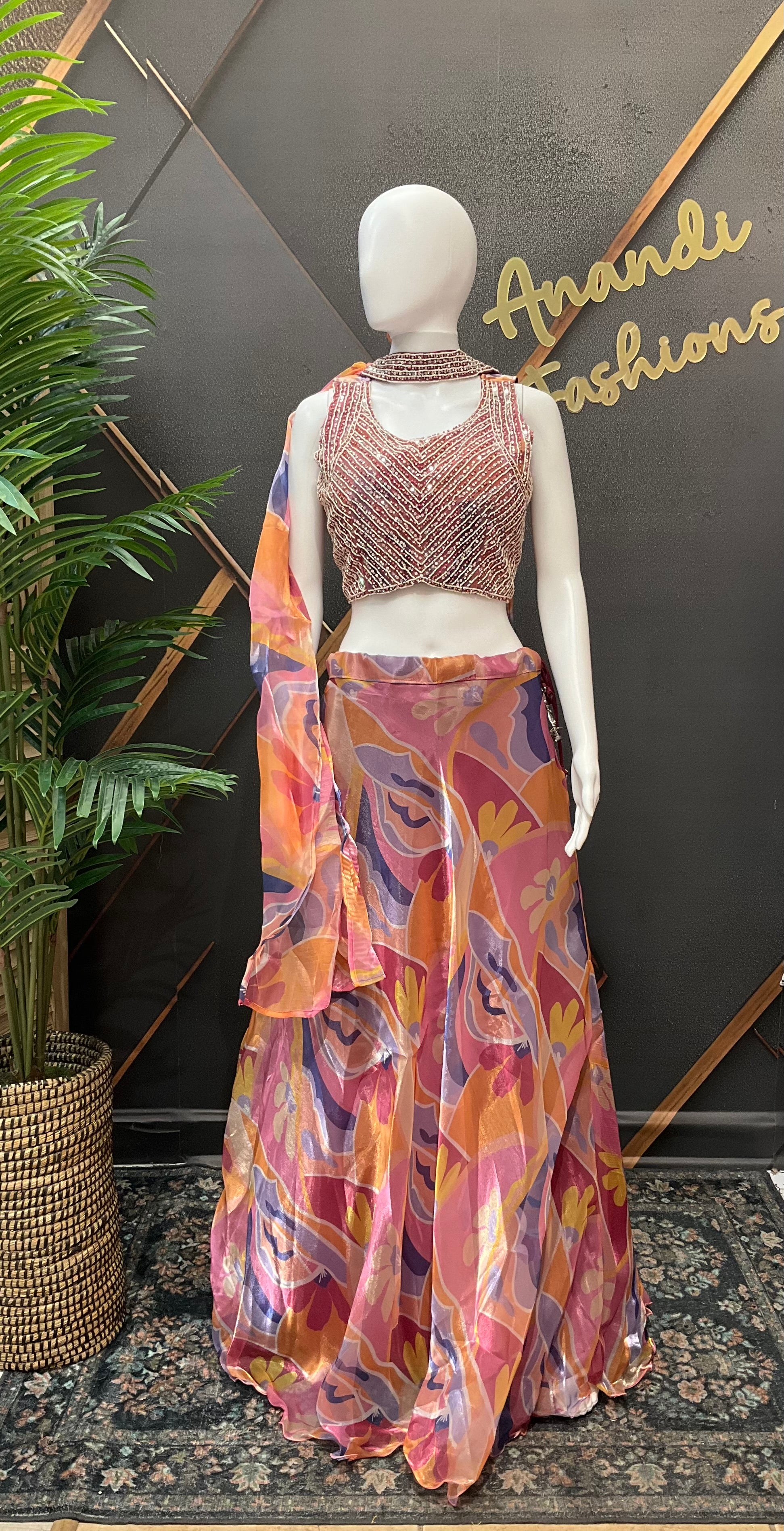 Size 42-Party Wear Lehenga set