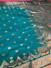 Silk Saree with Meenakari Weaving