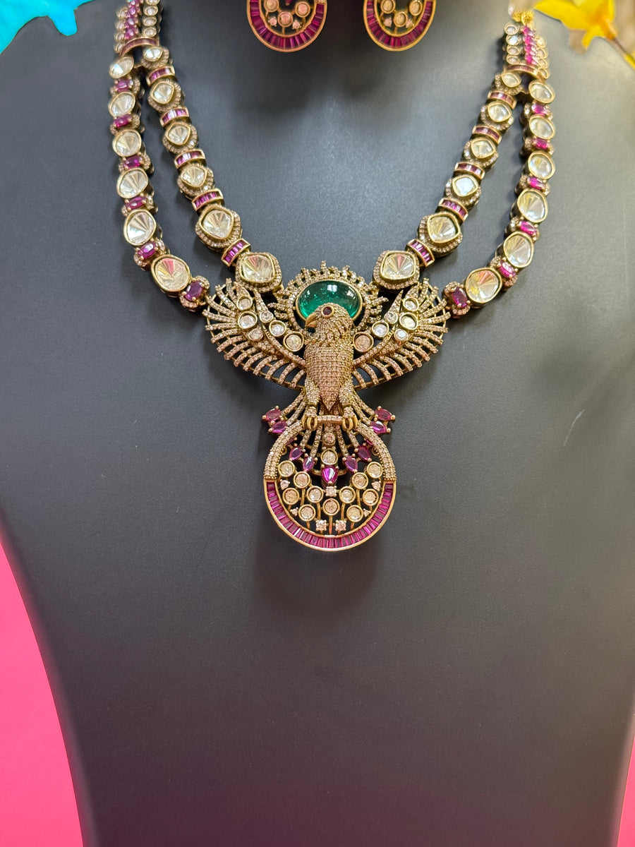 Premium Collections Mosanite Necklace set