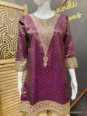 Size 42 - Shimmery Tissue Sharara sets