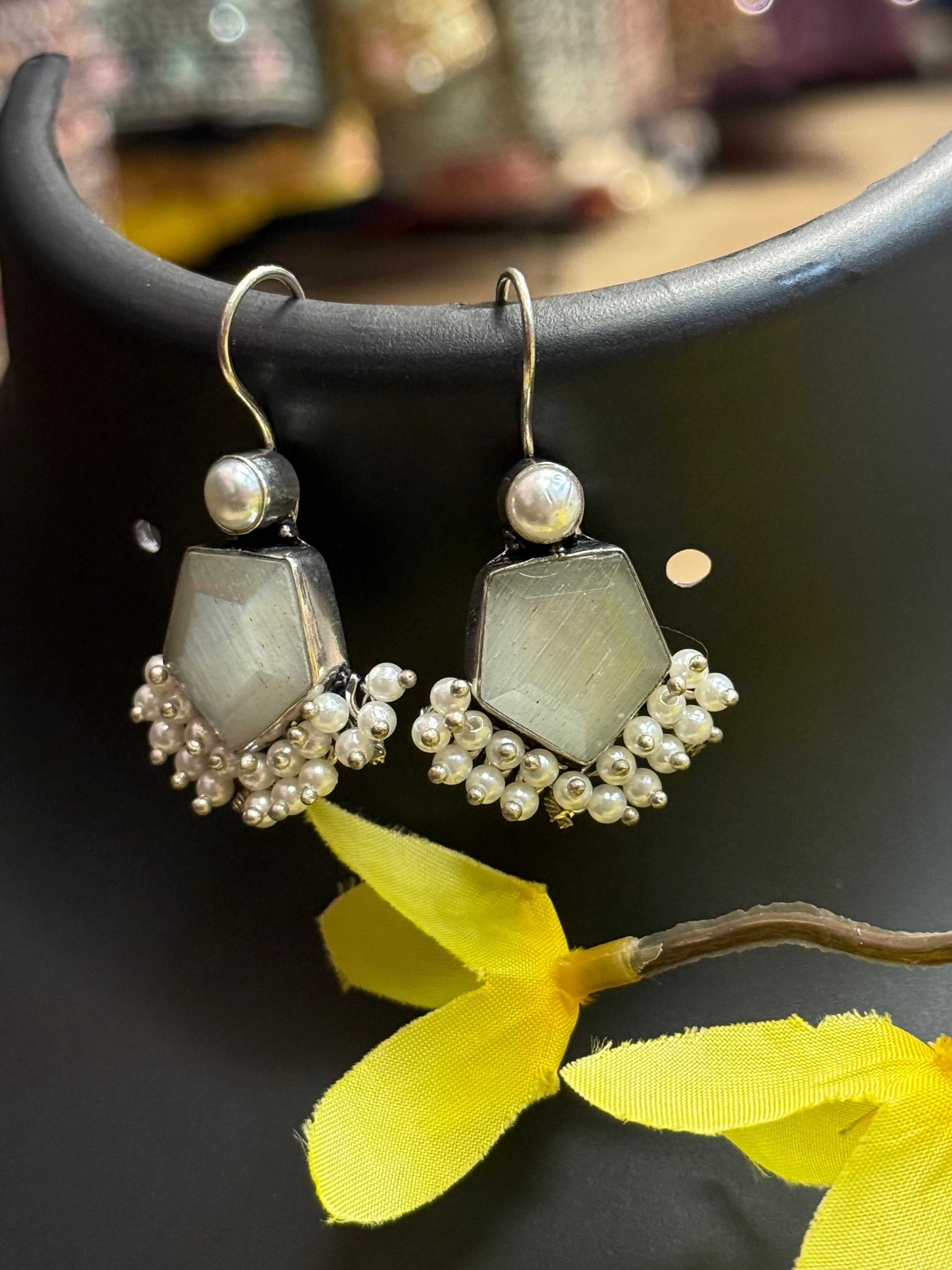 Hook Style German Silver earrings