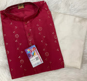 Mens Kurta - Maron Mens Kurta set