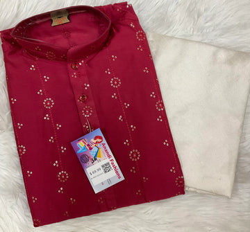 Mens Kurta - Maron Mens Kurta set