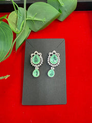 Silver Finish CZ Earrings/Studs