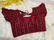 Maroon blouse - Women - Blouse - Anandi Fashions