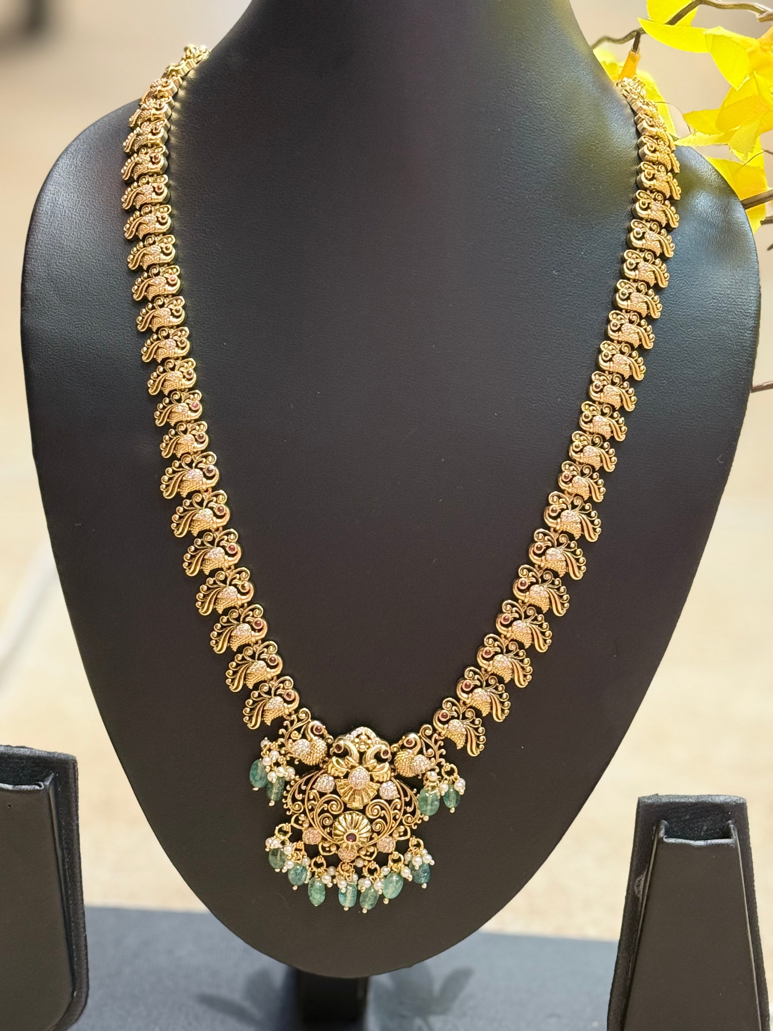 Antique Finish - Long Haram/Necklace set