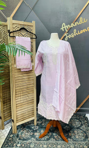 Pastel Lavender Kurti set