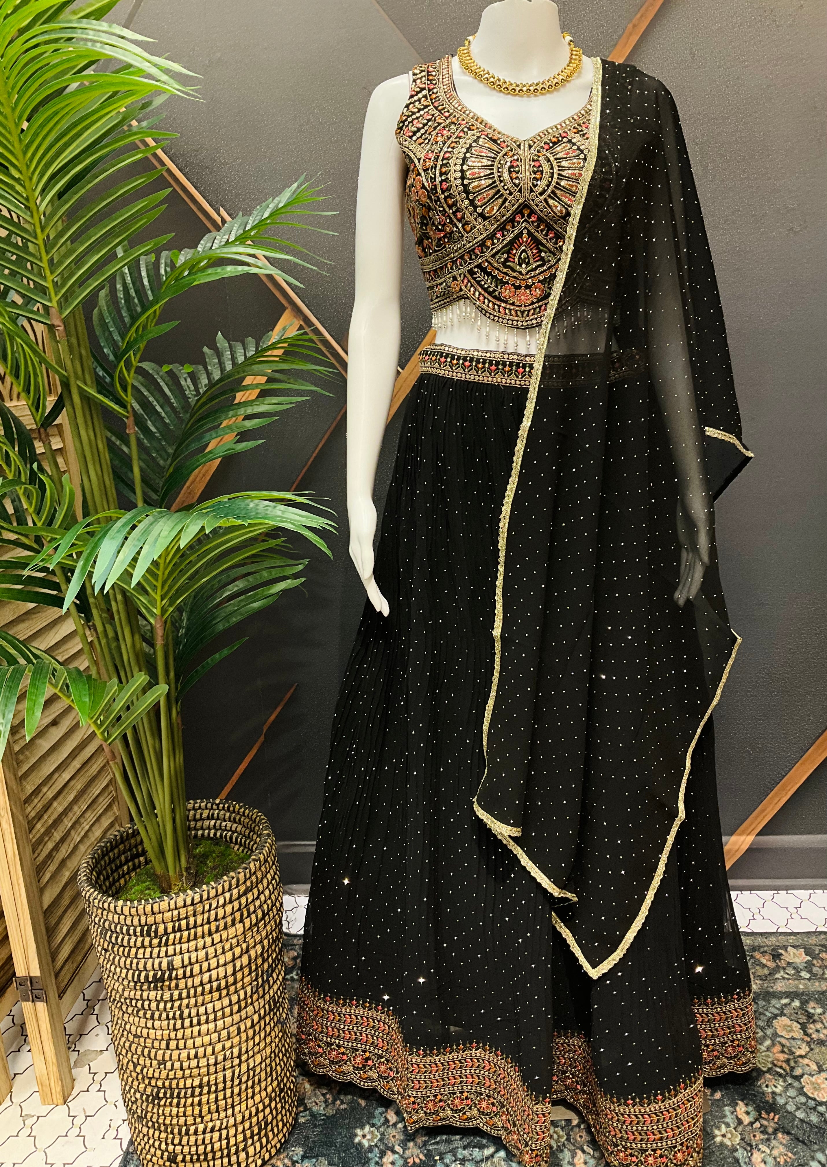 Party Wear - Georgette Lehenga set