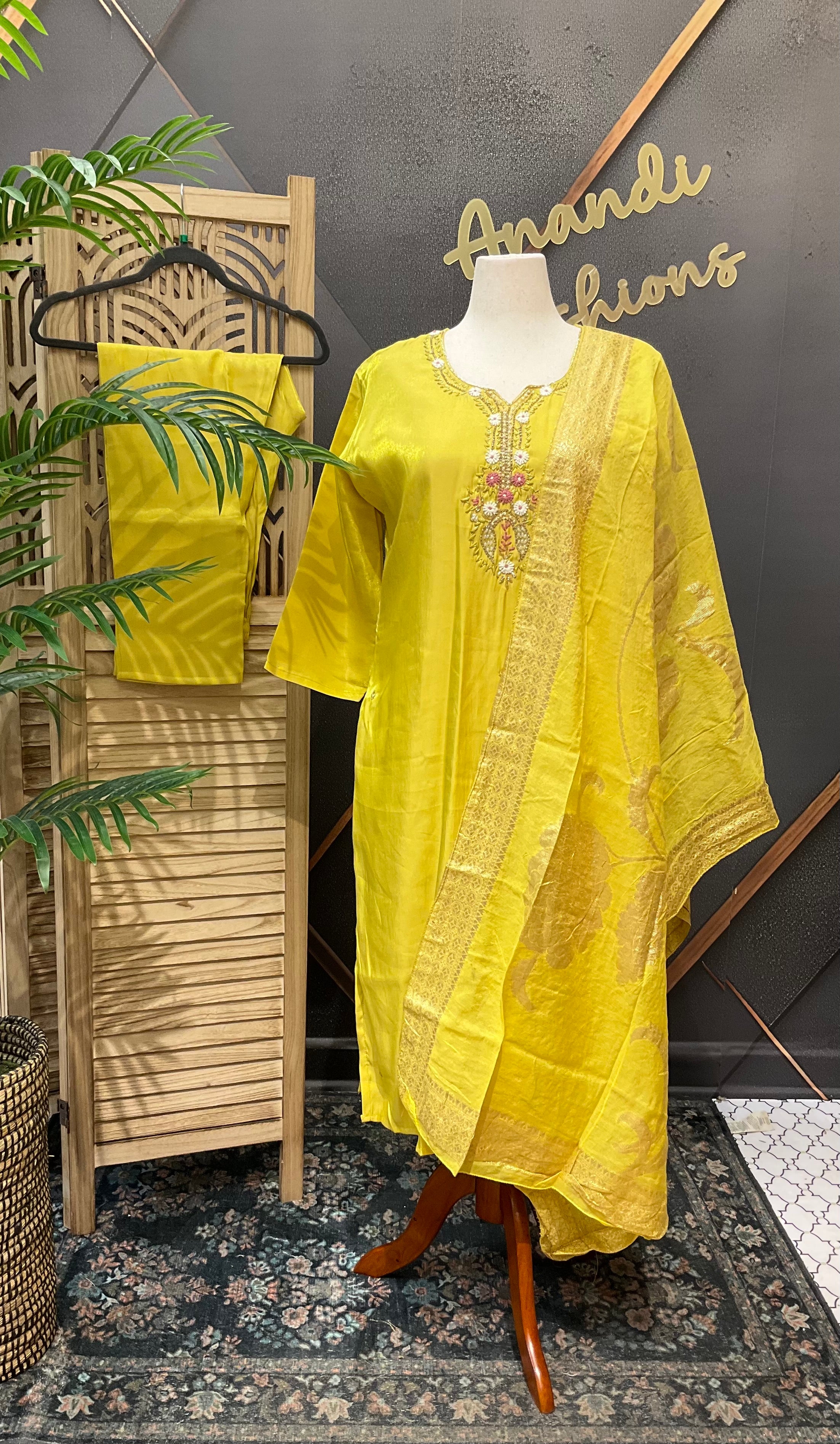 Plus Size Shimmery Party Wear Kurti Sets