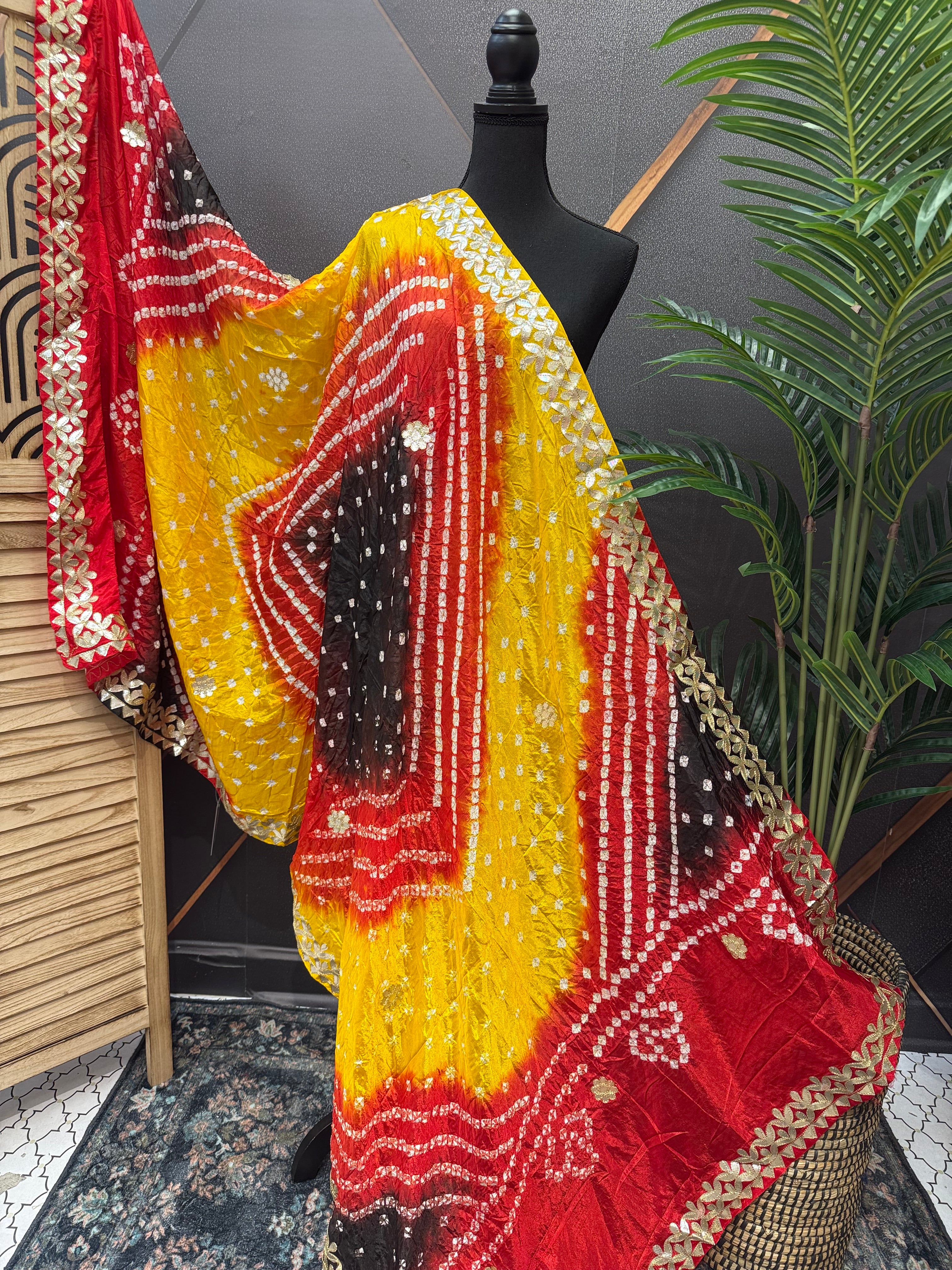 Multicolor Bandhani Dupattas