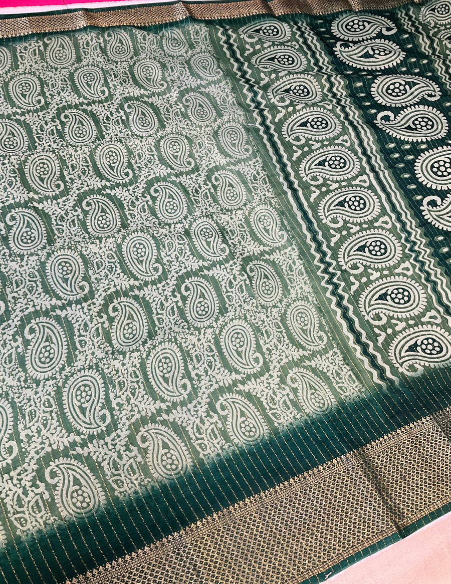 Light Weight Sarees with Mango Design
