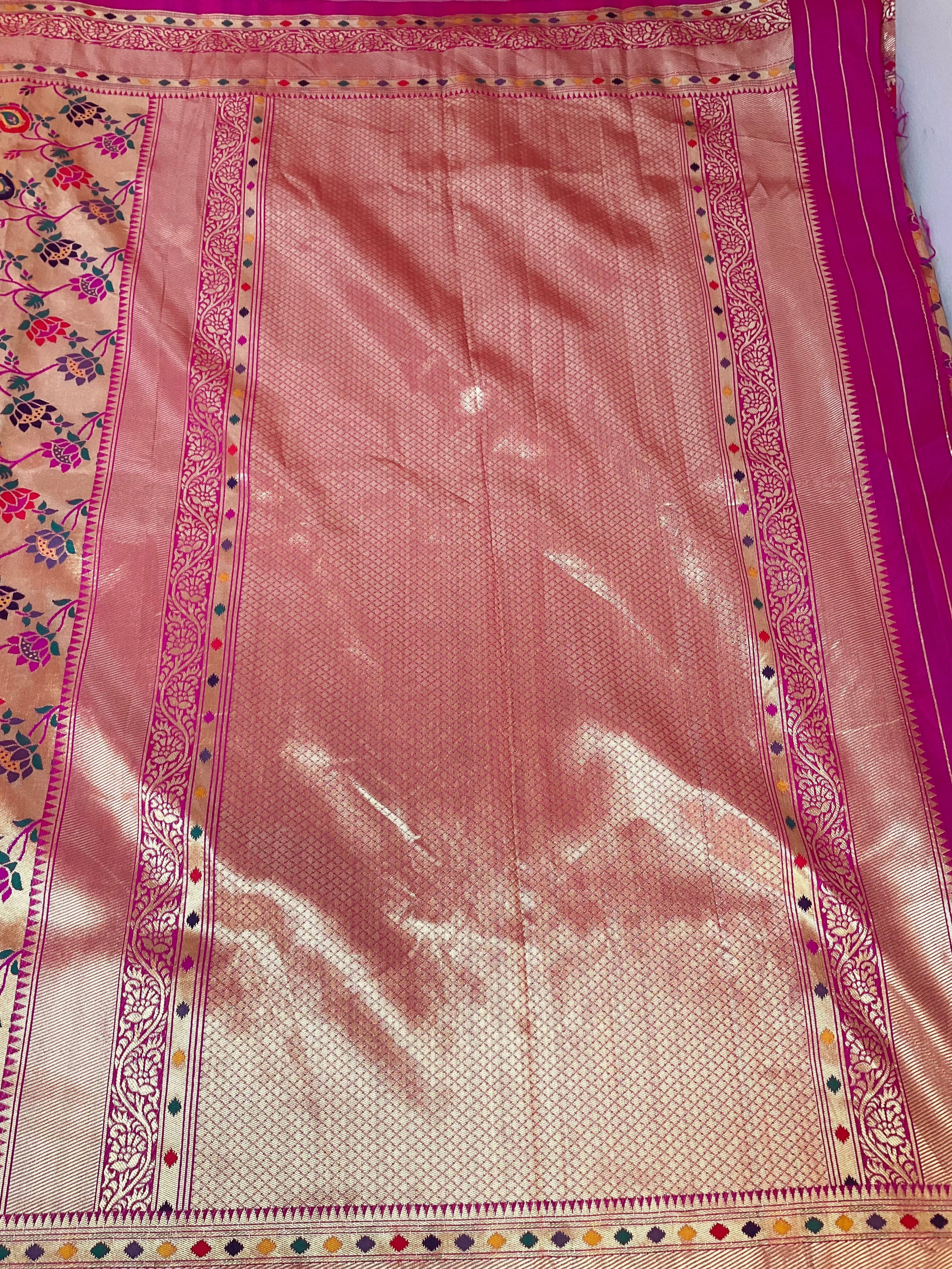 All over Design Paithani Saree