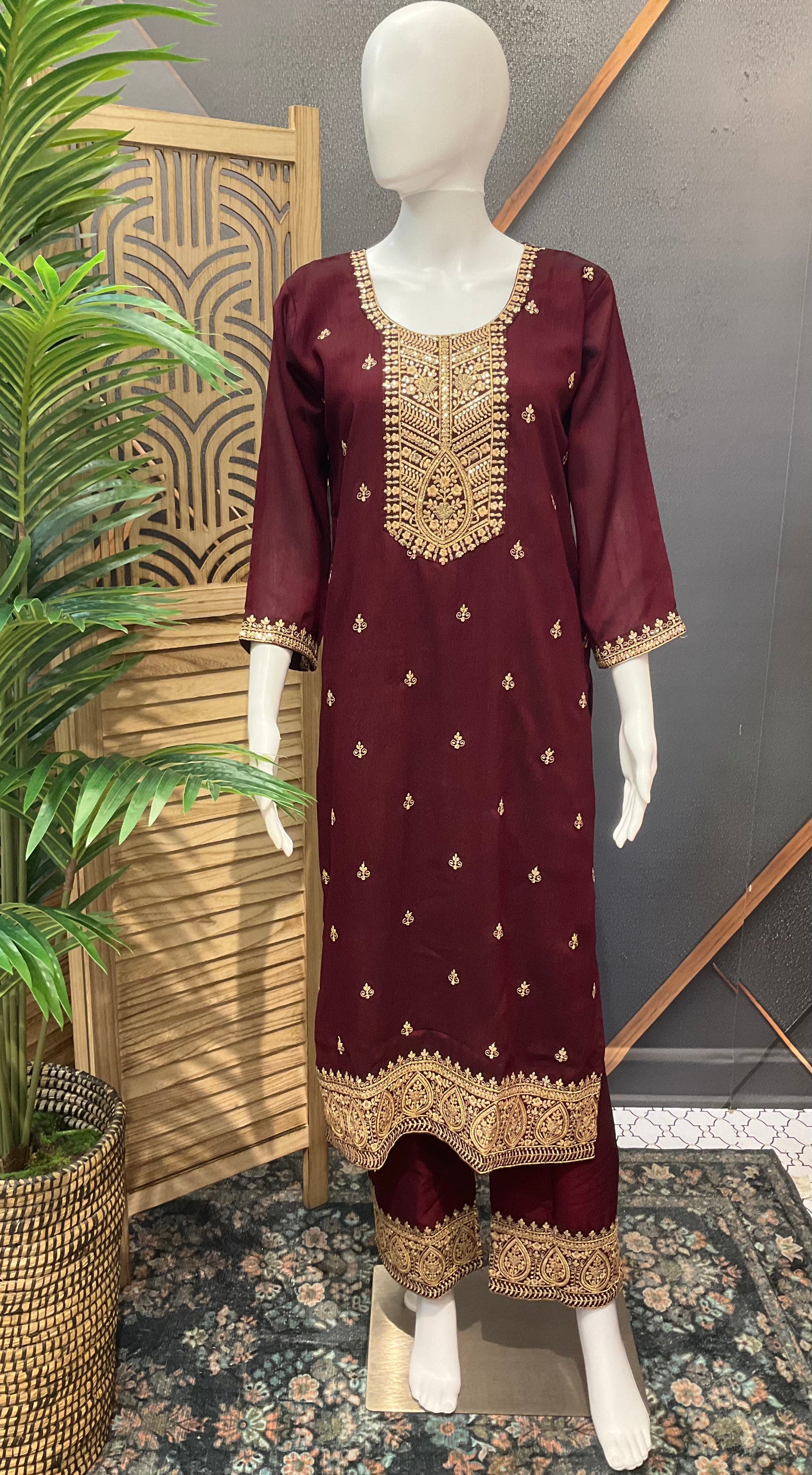 Party Wear Chudidhar/Kurti Set