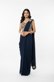 Blue Ready to wear saree