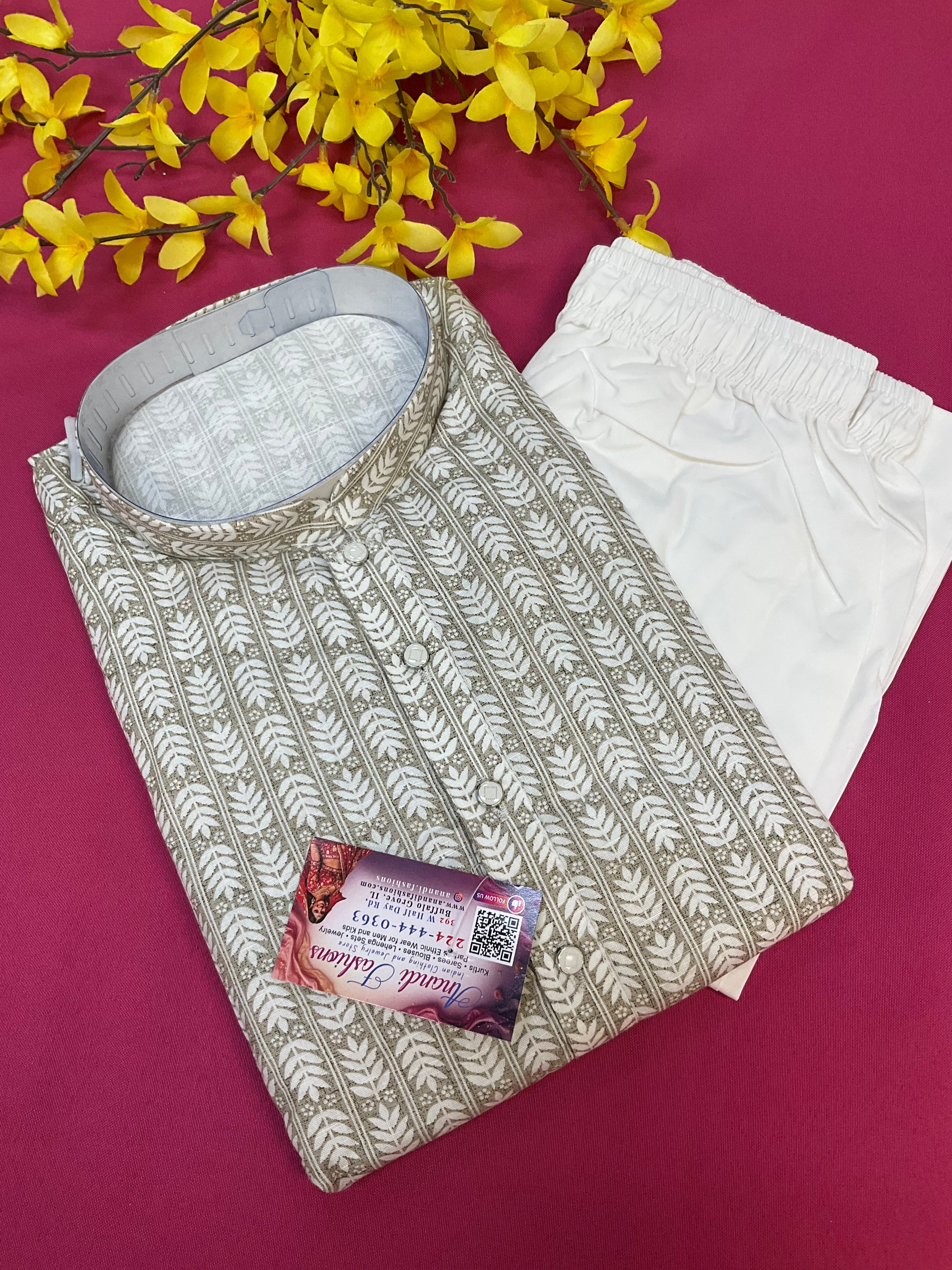 Mens kurta set - Anandi Fashions