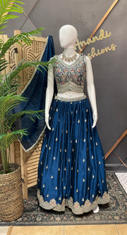 Satin Silk Lehenga Set
