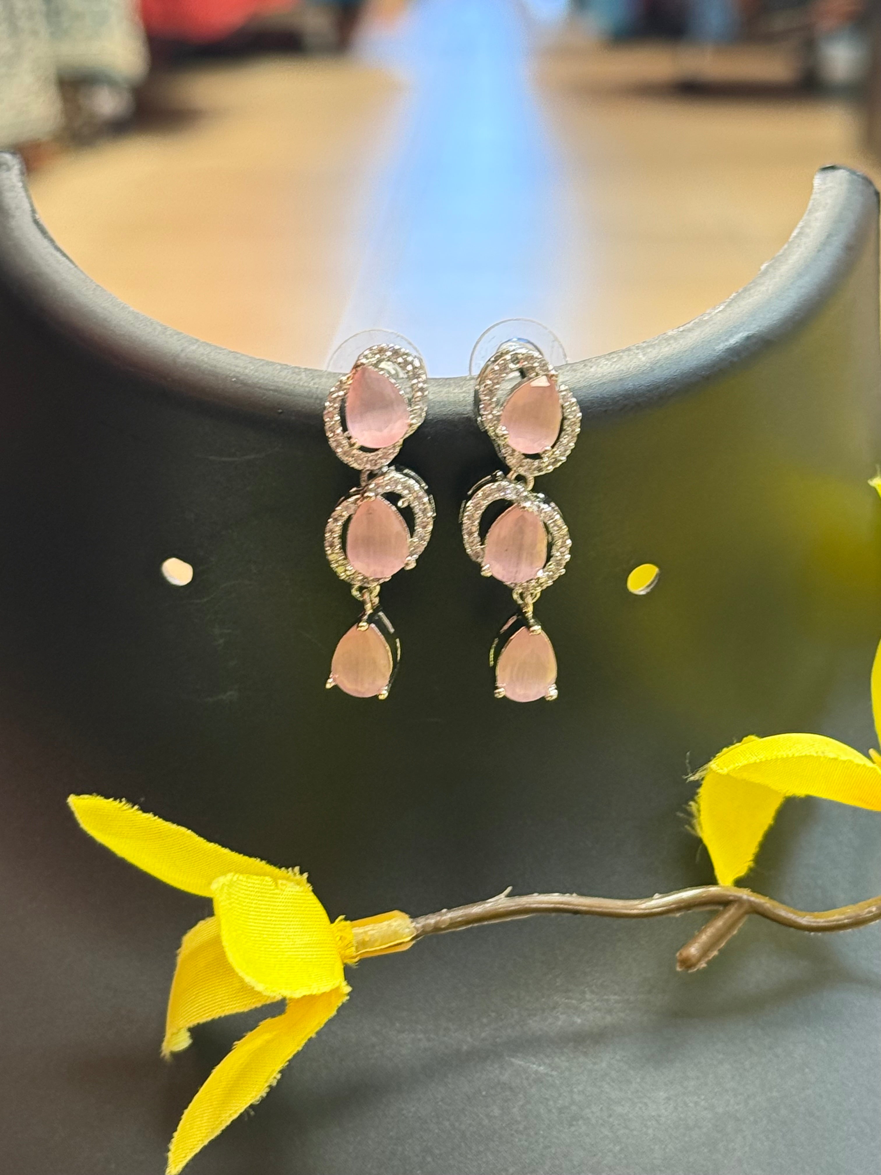 Silver Finish Party Wear Necklace sets