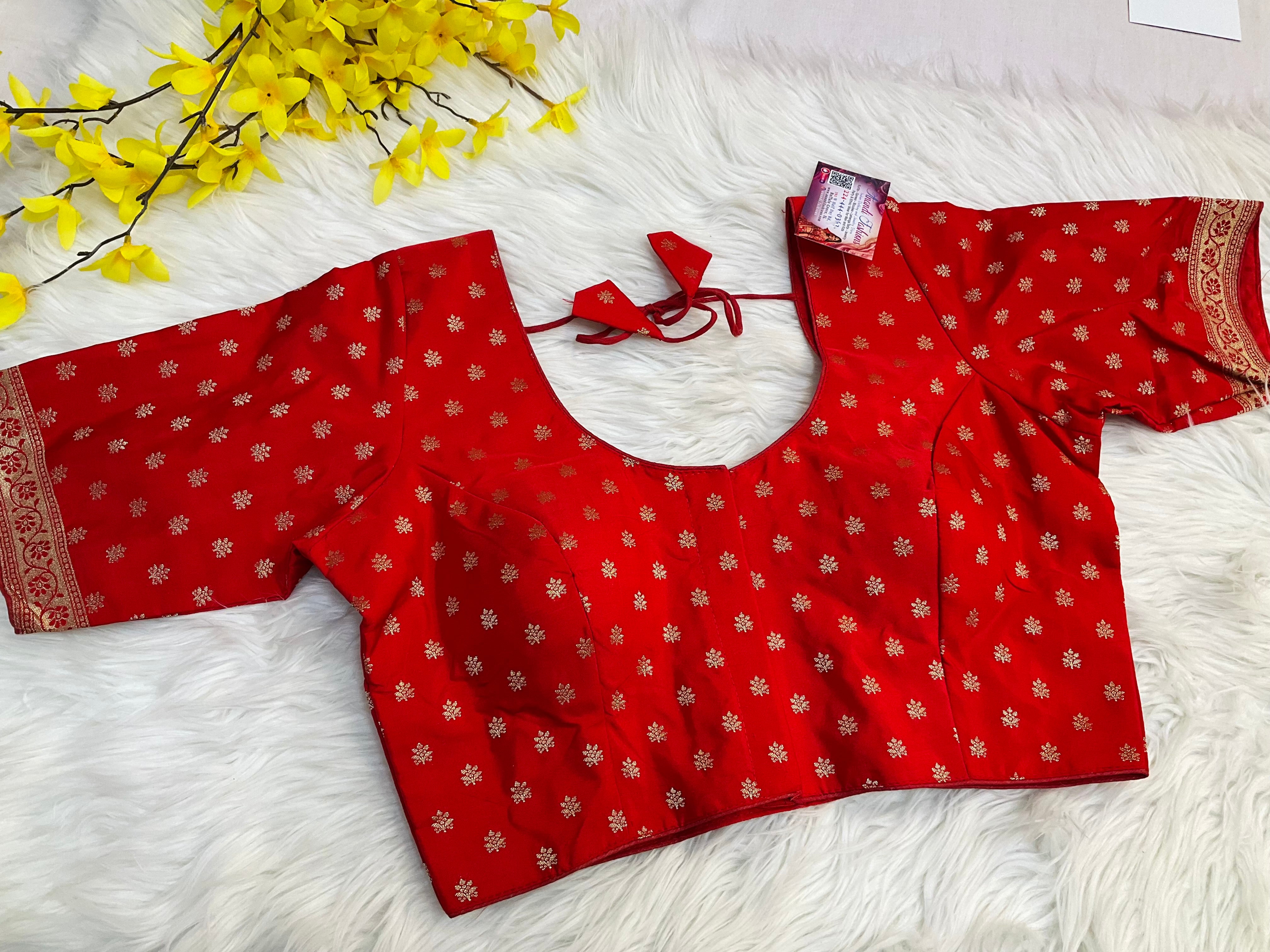 Red blouse - Women - Blouse - Anandi Fashions