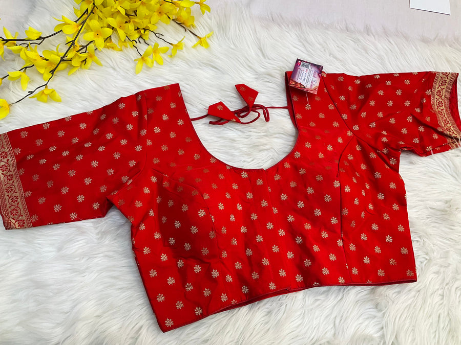 Red blouse - Women - Blouse - Anandi Fashions
