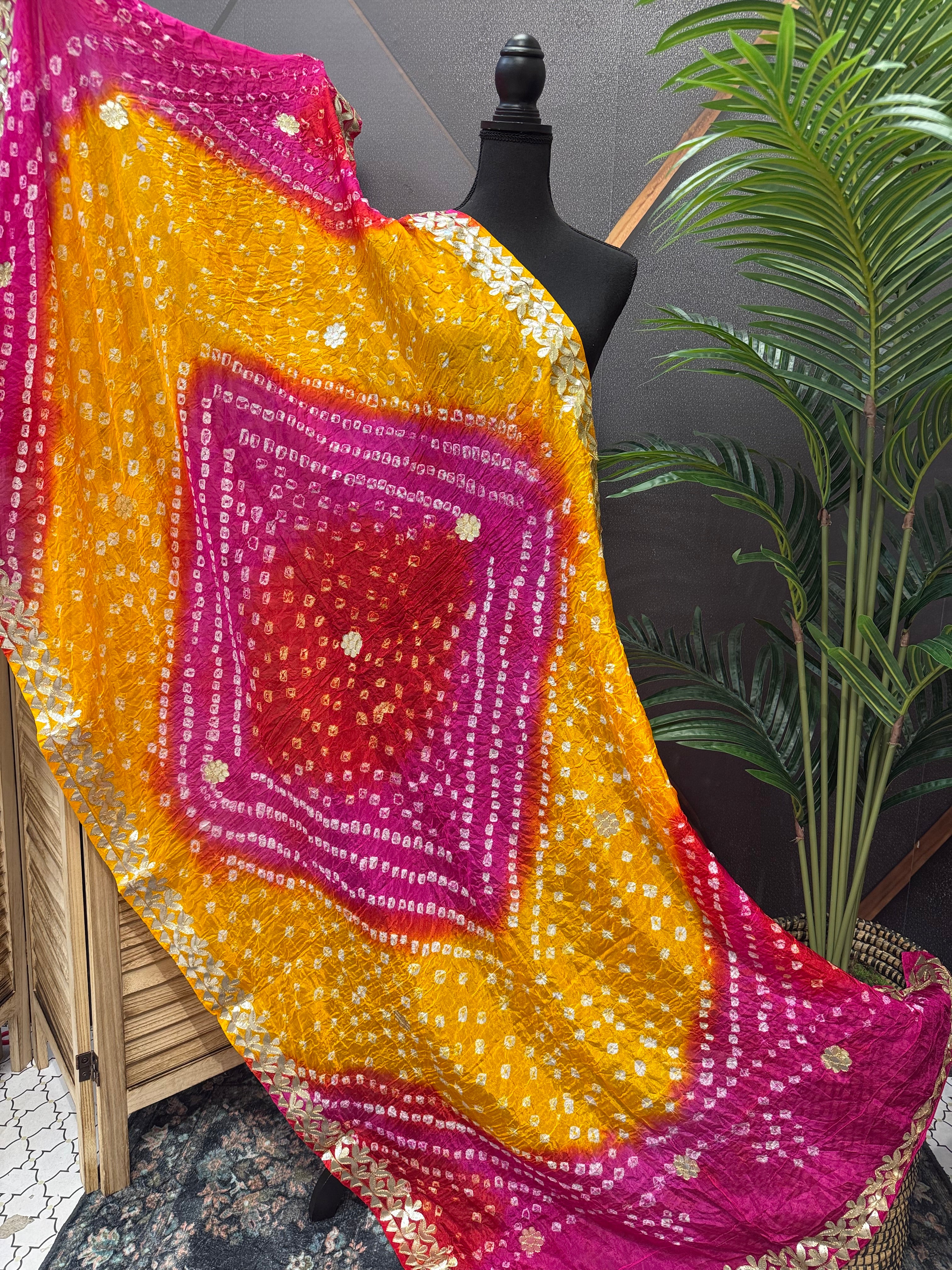 Multicolor Bandhani Dupattas