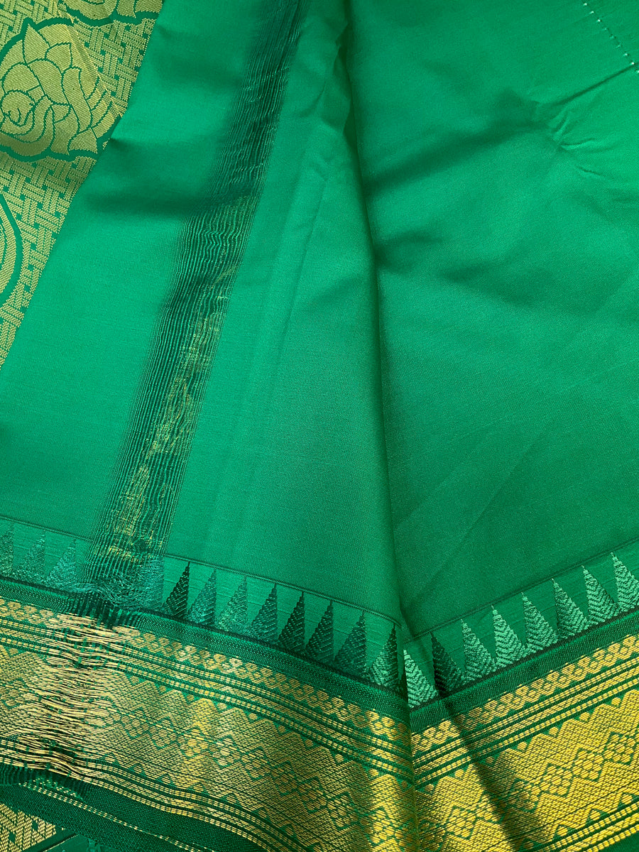 Pink Semi Silk Kanjeevaram Saree