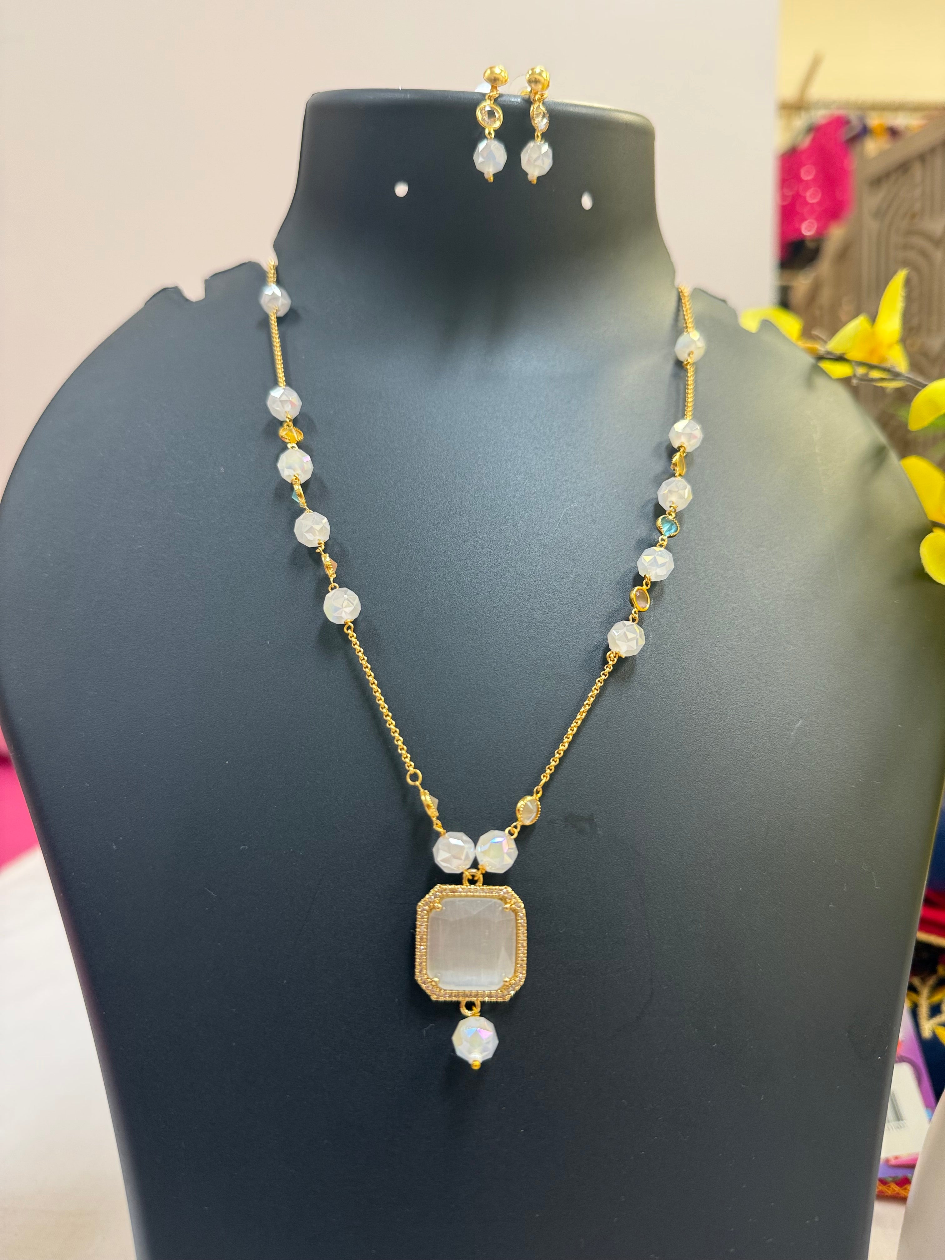 Crystal beads Mala