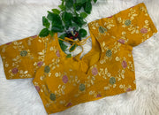 Plus size - Yellow Tissue Blouse
